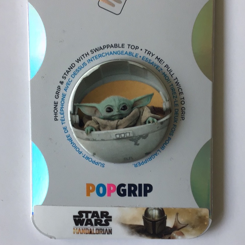 Star Wars Grogu  Baby Yoda Popsockets